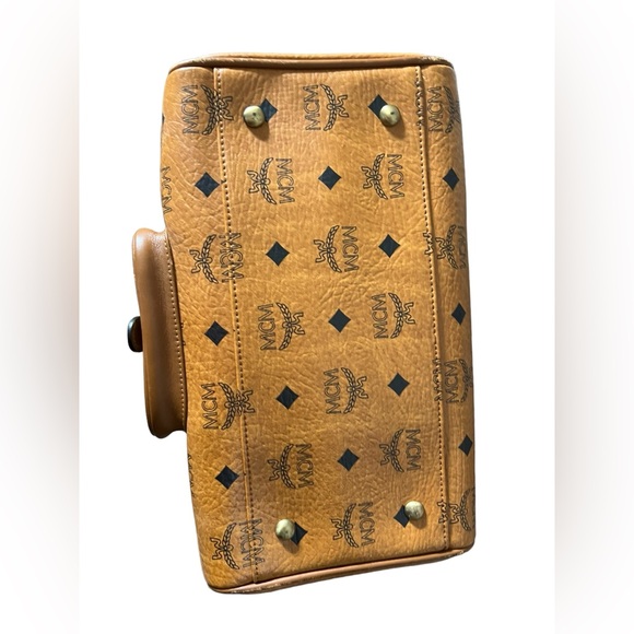 Authentic MCM Visetos Small Boston Bag - Picture 6 of 6